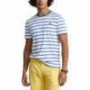 t-shirt rayé RALPH LAUREN en coton doux sport aventure Orange
