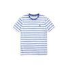 t-shirt rayé RALPH LAUREN en coton doux sport aventure Orange