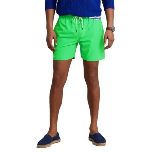 RALPH LAUREN Short de bain green uni