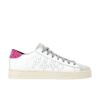 basket femme p448 jack blanc fuschia chaussures femme p448 sport aventure Orange