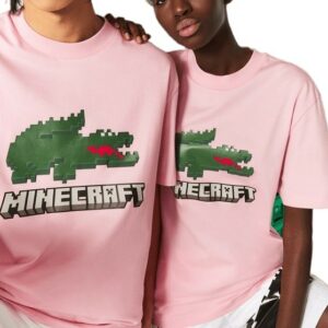 LACOSTE T-shirt Minecraft lotus unisexe