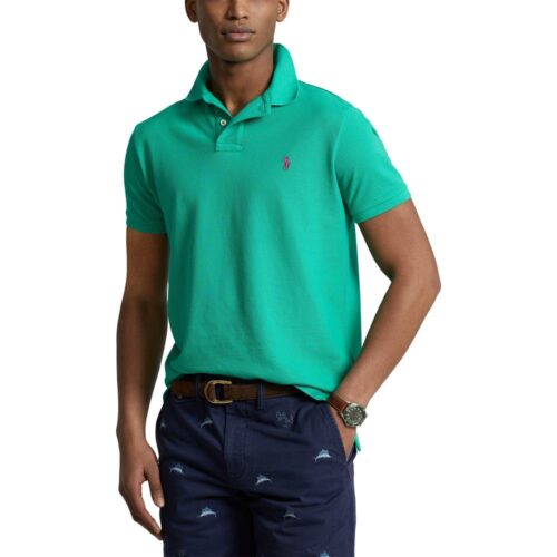 RALPH LAUREN Polo green ajusté