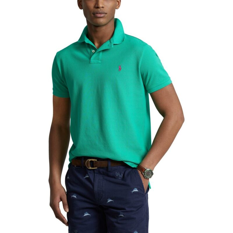 polo ralph lauren vert polo coton ralph lauren green sport aventure Orange