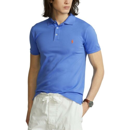 RALPH LAUREN Polo slim harbord coton stretch