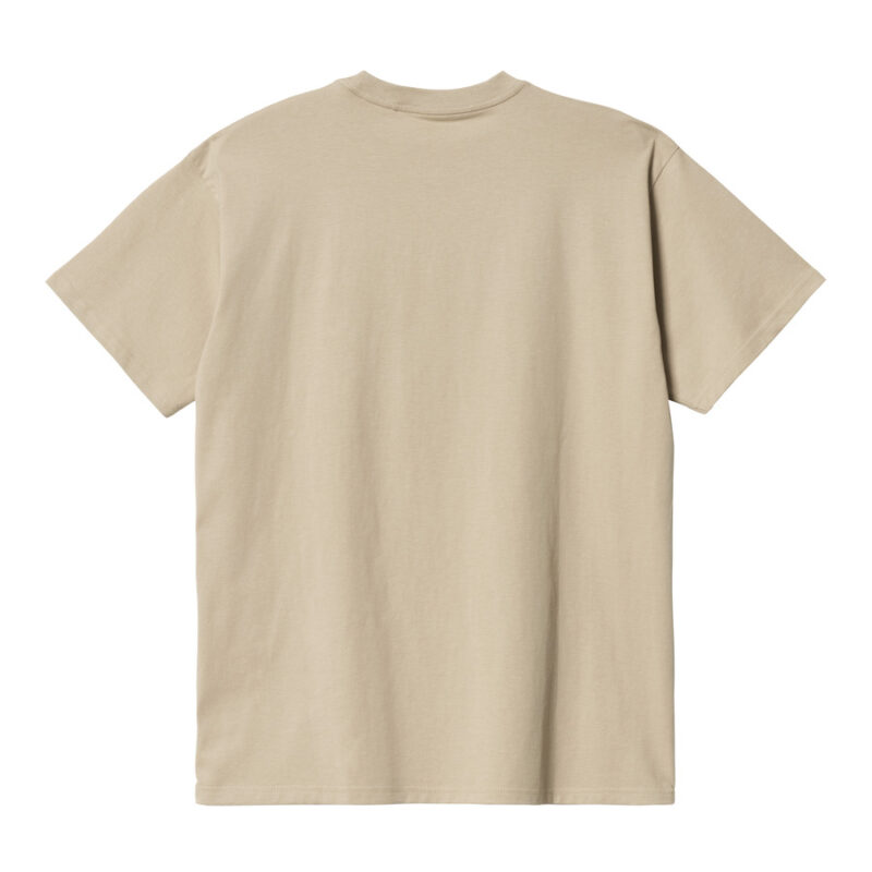 T-shirt carhartt beige t-shirt script embroidery wall sport aventure 0range