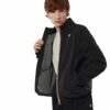 blouson k way homme neoprene imperméable arsene bonded black k way logo blanc sport aventure Orange