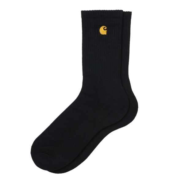 carhartt chase socks black chaussettes carhartt noir sport aventure Orange