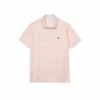 polo classique Lacoste homme rose coton polo Lacoste uni coton Sport Aventure Orange