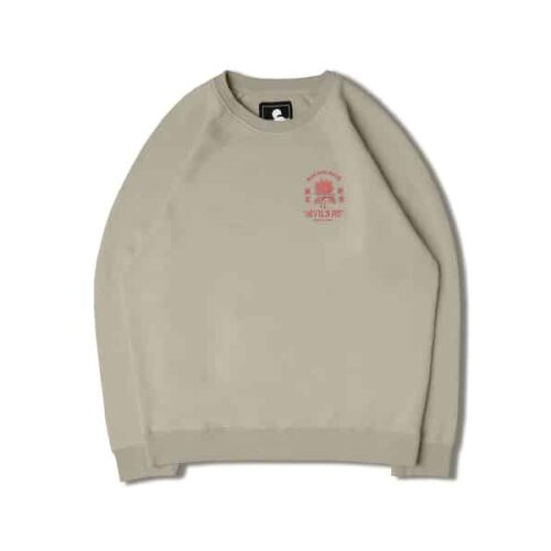 EDWIN Devils sweat beige col rond