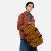 sac a dos Eastpak borys brown camel à lacets poches ordinateur sport aventure Orange
