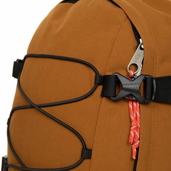 sac a dos Eastpak borys brown camel à lacets poches ordinateur sport aventure Orange
