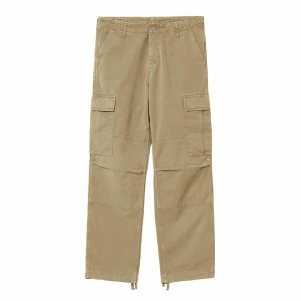 pantalon cargo à poches carhartt wip pantalon ripstop beige sport aventure Orange