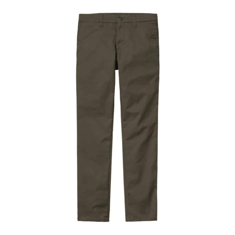 pantalon chino carhartt sid pant seaweed homme sport aventure Orange