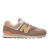 chaussures new balance running hommde new balance ML574 beige camel mindful grey sport aventure Orange