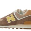 chaussures new balance running hommde new balance ML574 beige camel mindful grey sport aventure Orange