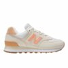 baskets femme new balance peche nude taupe running femme WL 574 femme sport aventure Orange