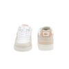 baskets Lacoste femme t-clip crocodile brillant rose beige sneakers femme Lacoste sport aventure à Orange