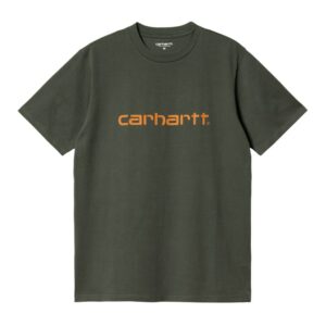 CARHARTT Script T-shirt boxwood