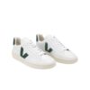 sneakers VEJA V-12 baskets VEJA HOMME en cuir vert cyprus sport aventure à Orange