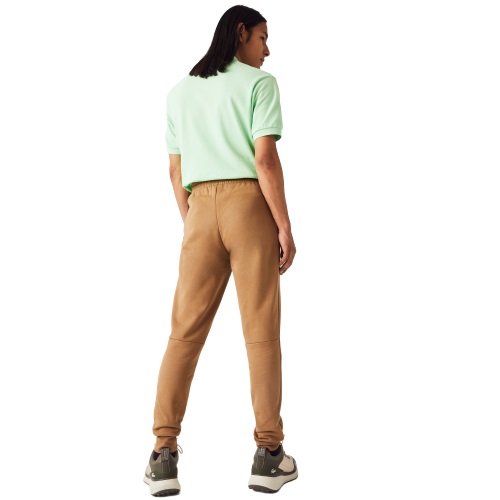 pantalon sport lacoste en molleton camel coton bio pantalon jogging turquoise sport aventure Orange