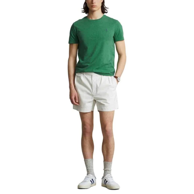 t-shirt ralph lauren bleu en coton brodé sport aventure Orange