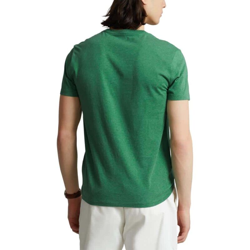 t-shirt ralph lauren bleu en coton brodé sport aventure Orange