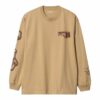 t-shirt manches longues carhartt wip t-shirt stronger beige sport aventure Orange