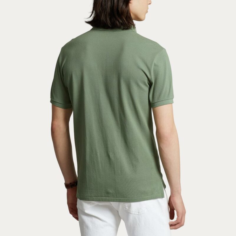 POLO ralph lauren olive vert manches courtes sport aventure Orange