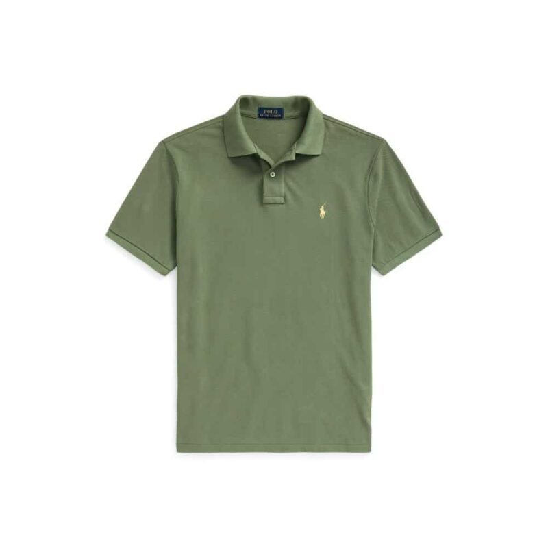 POLO ralph lauren olive vert manches courtes sport aventure Orange
