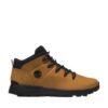 boots timberland homme en nubuck sprint trekker mid wheat sport aventure Orange