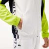blouson veste survetement Lacoste en polyester blanc marine jaune Lacoste Sport Aventure Orange