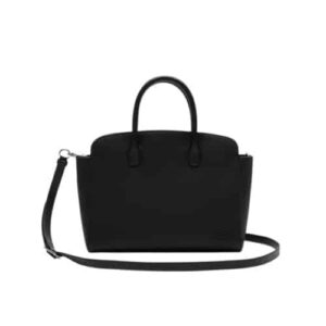 LACOSTE Sac à main noir forme trapèze
