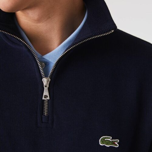 LACOSTE Sweatshirt zippé marine