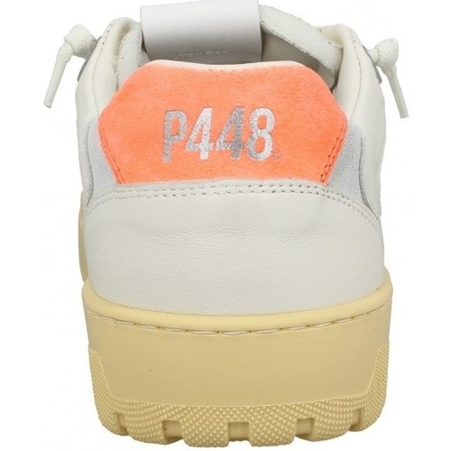 chaussures P 448 MASON sneakers homme mason homme P448 en cuir Sport Aventure Orange