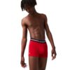 Boxer short Lacoste lot de 3 boxers short Lacoste tricolore sport aventure Orange