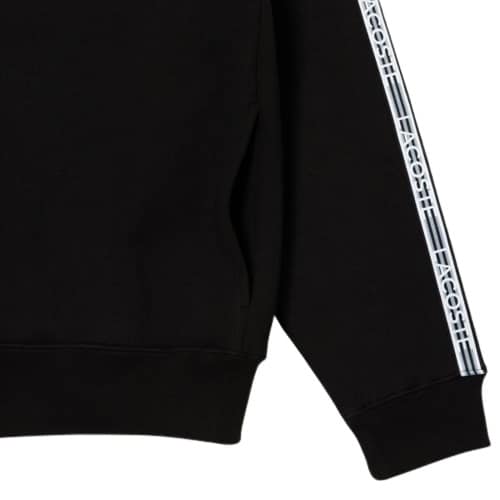 sweatshirt lacoste SH5808 veste zippee lacoste noir col montant sport aventure Orange