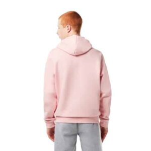 LACOSTE Sweatshirt capuche rose pastel