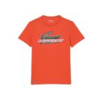LACOSTE T-shirt sport orange