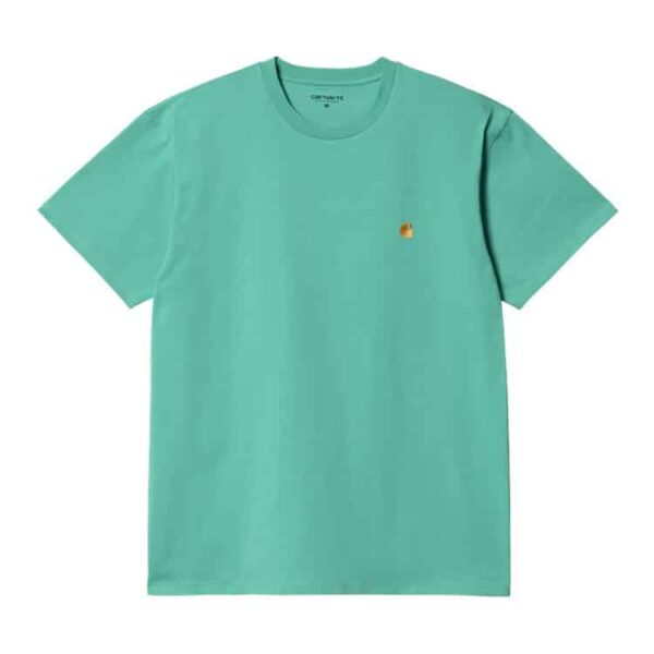 t-shirt carhartt chase vert aqua homme et femme sport aventure Orange