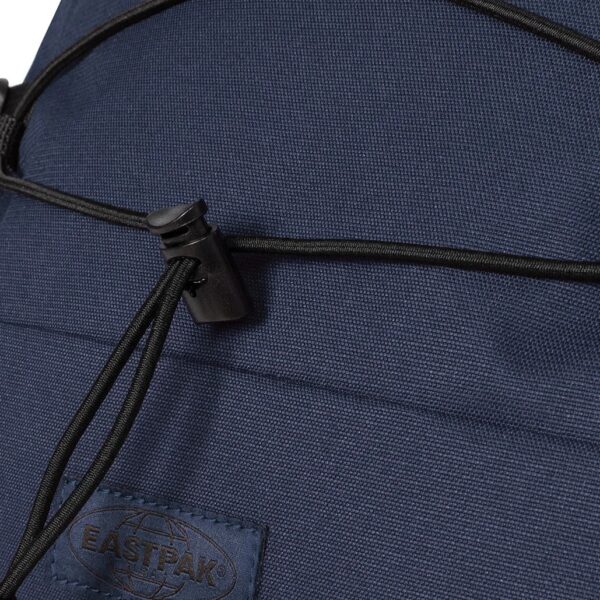 sac a dos Eastpak borys bleu marine navy à lacets poches ordinateur sport aventure Orange