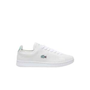 LACOSTE Carnaby piquée blanc/vert femme