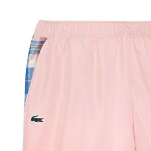 LACOSTE Short carreaux rose