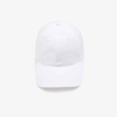 LACOSTE Casquette mixte blanc en coton