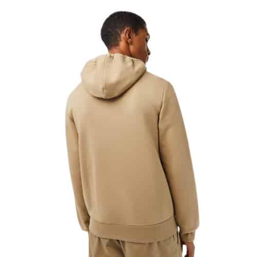 sweatshirt Lacoste zippé à capuche beige pour homme en coton sweat capuche Lacoste sport aventure Orange