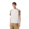 t-shirt bandes siglées lacoste beige t-shirt blanc en polyester à bandes sport aventure Orange