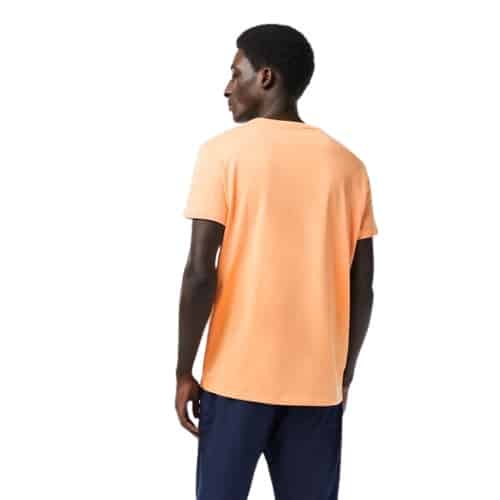 t-shirt lacoste en coton rose t-shirt pima lacoste pêche sport aventure Orange