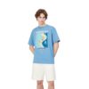 t-shirt carhartt wip vacanze blue piscine t-shirt vacanze bleu carhartt sport aventure Orange