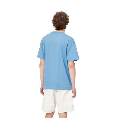 t-shirt carhartt wip vacanze blue piscine t-shirt vacanze bleu carhartt sport aventure Orange