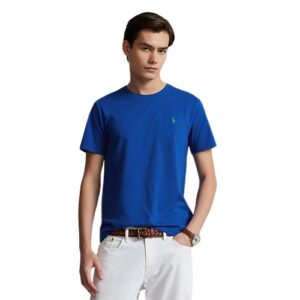 RALPH LAUREN T-Shirt blue col rond