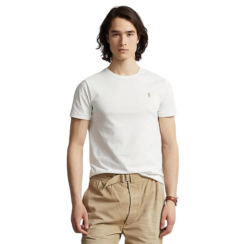 T-shirt Ralph Lauren en coton blanc logo tee shirt blanc ralph lauren sport aventure Orange